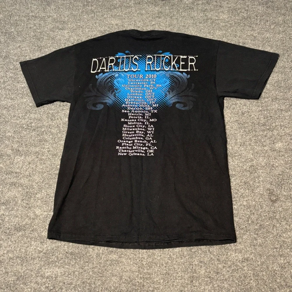 Lot of 3 Country Music Shirts Mens Medium Dierks Bentley Carrie Underwood Rucker